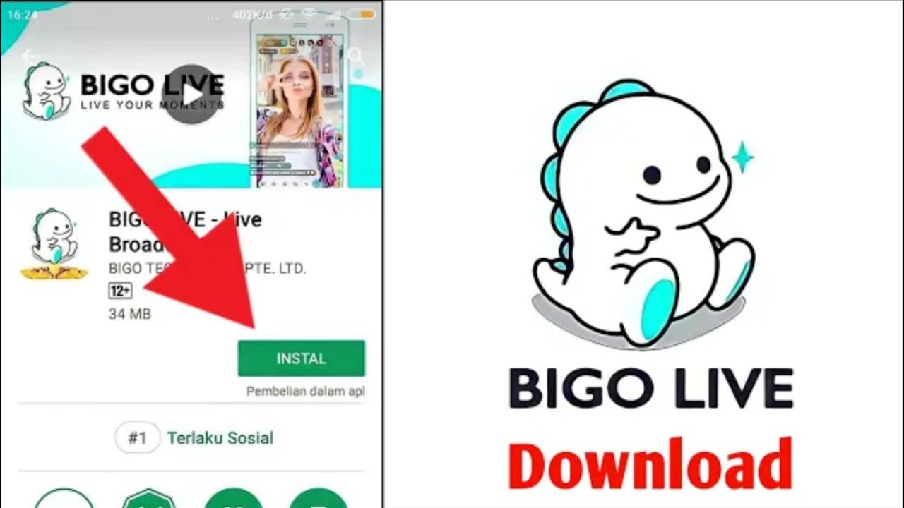 bigo live download နည်းပါ