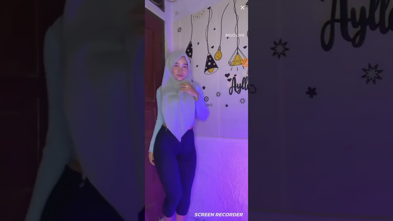BIGO live hijab hot bergoyang geol