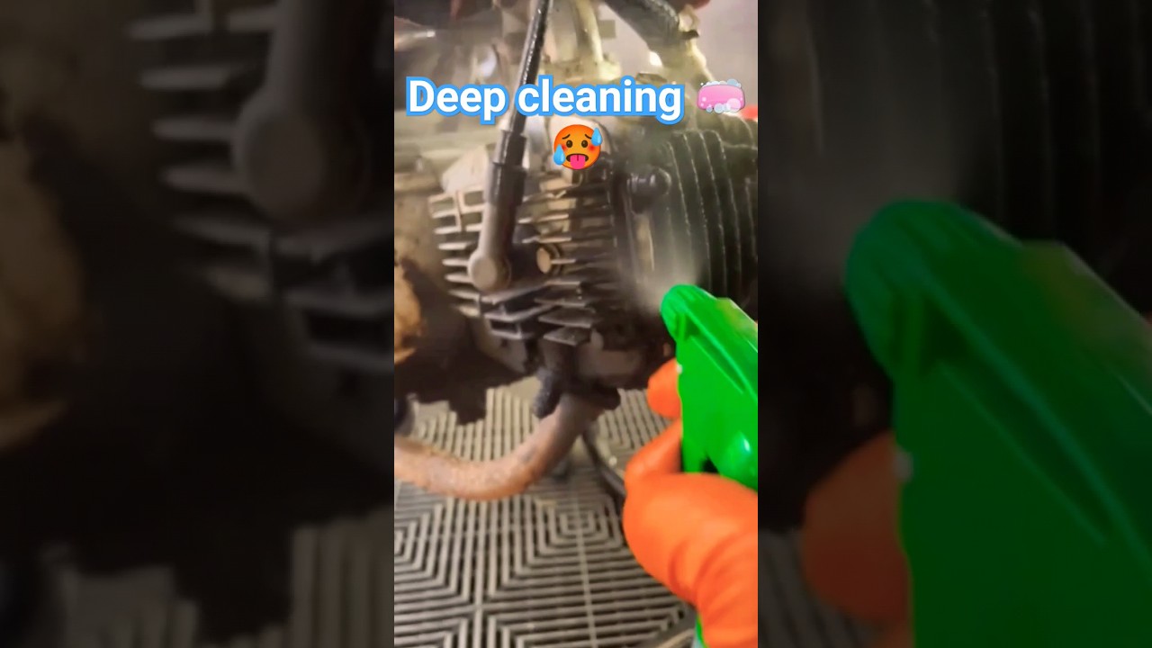 bike engine cleaning 🧼🥵# #automobile #viralvideo #shorts #ytshorts #experiment #motivational #funny