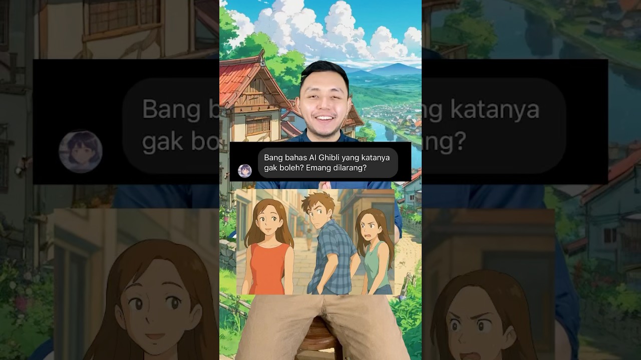 Bikin foto AI GHIBLI itu GAK BOLEH? Kenapa? #shorts