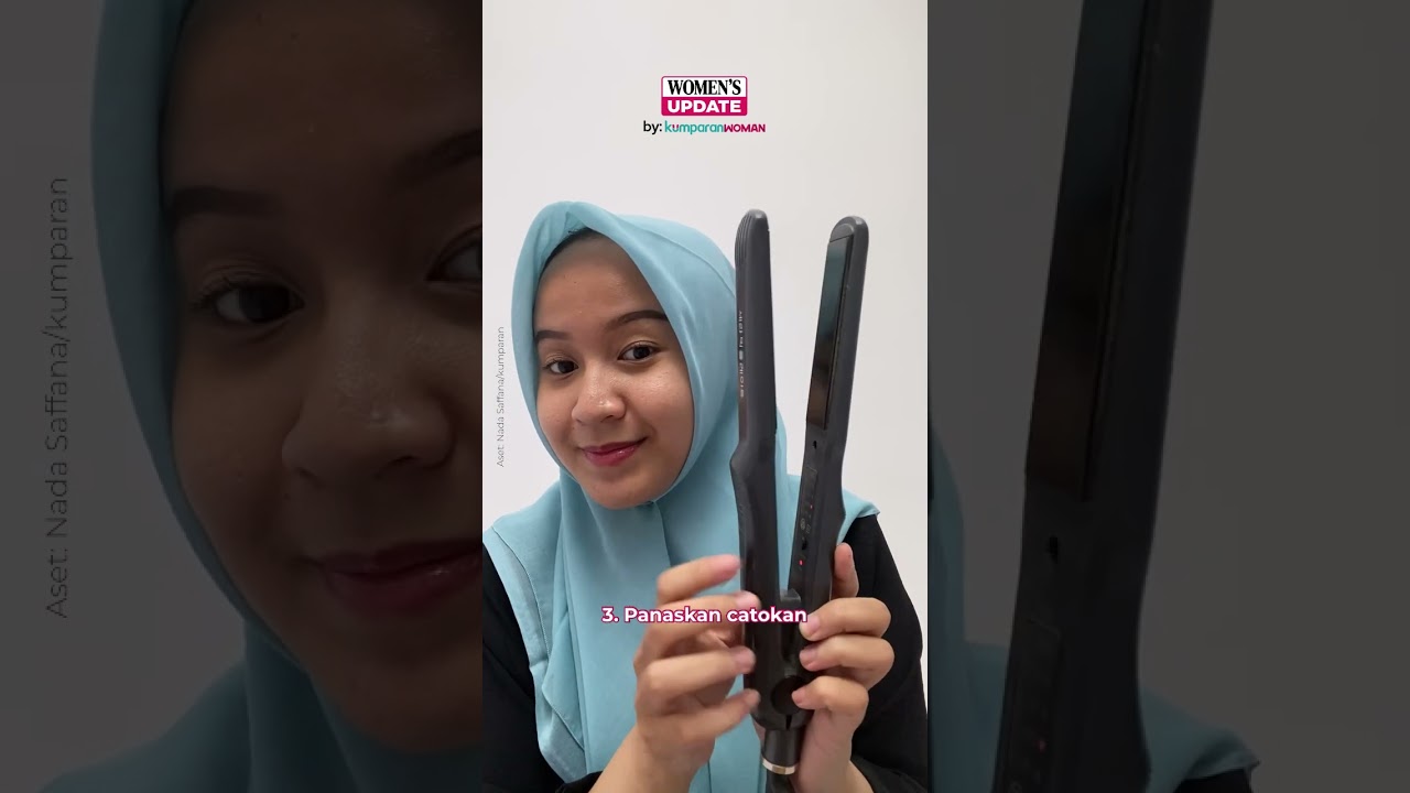 Bikin Kerudung Rapi Pakai Catokan
