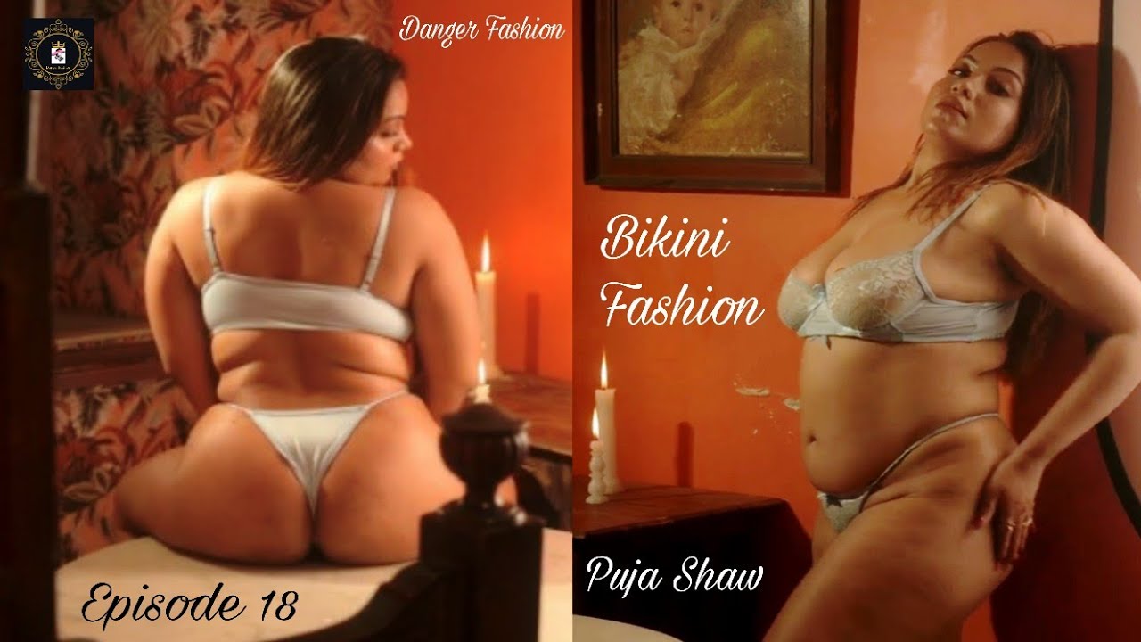 Bikini Fashion | Episode 18 | Puja Shaw | New Grey Colour Lingerie Bikini | Danger Fashion Vlog 2025