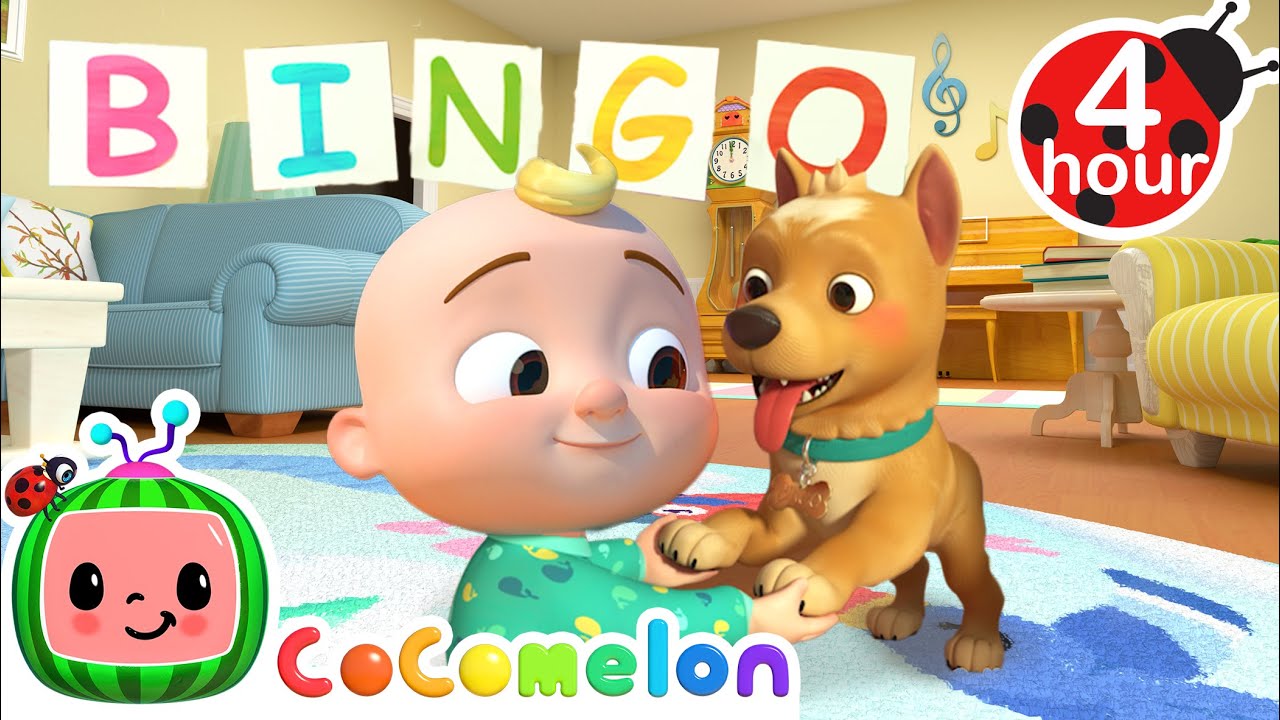 BINGO! | 4 HOUR CoComelon Nursery Rhymes