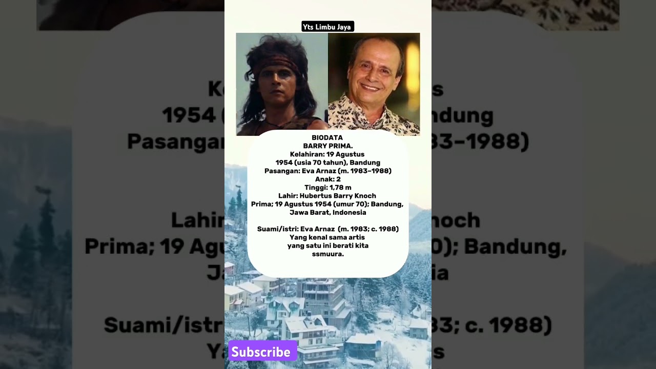 Biodata Barry Prima