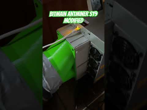 Bitmain Antminer S19 Modified #bitcoin #crypto #antminer #bitcoinmining #mining #ethereum