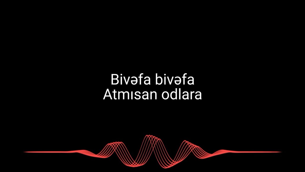 Bivefa karaoke - Reqsane - Azerbaijani Karaoke
