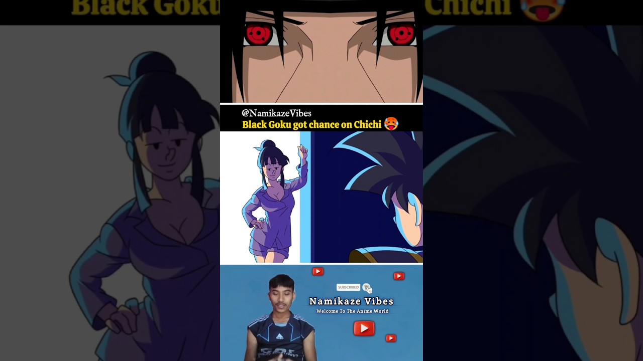 Black Goku Smash Chichi 🥵 #dragonball #namikazevibes #shorts