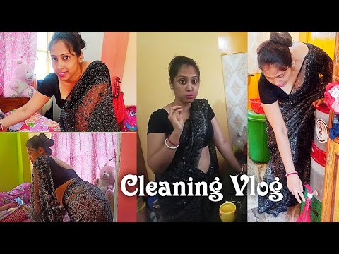 black saree Vlogs with rupasree ll What's new in my Vlog today ll bengali Vlog