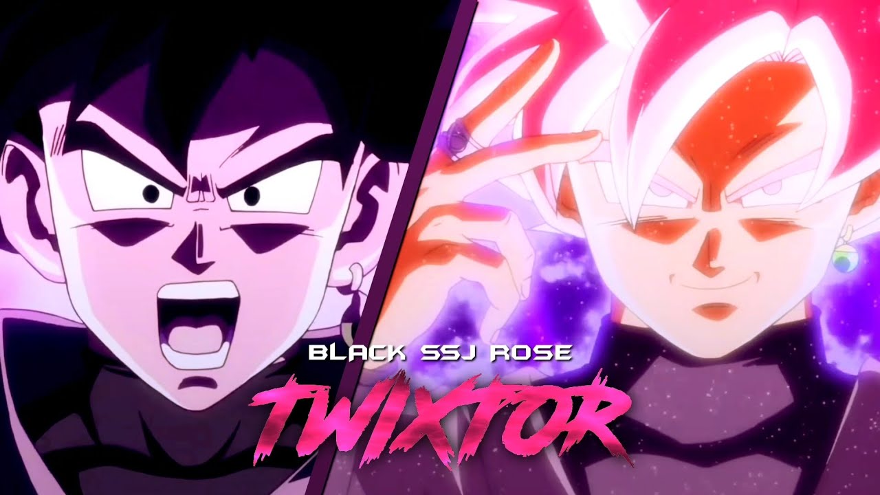 Black se transforma en Super Sayajin Rose / Dragon Ball Super / TWIXTOR [1080p - HD]