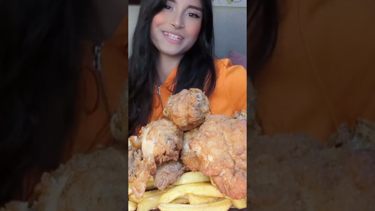 Blessing my food #mukbang #fart #food #gassy #kfc