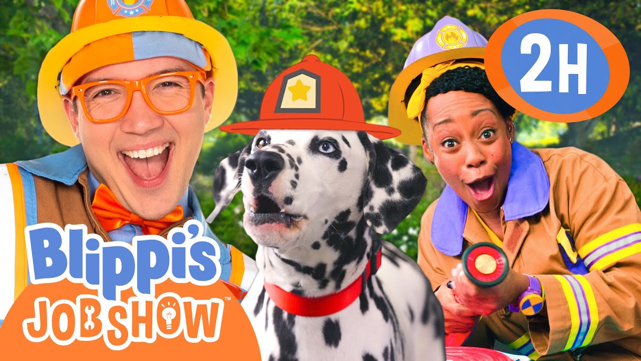 Blippi Becomes a Firefighter! | BEST OF BLIPPI TOYS | Fun Jobs for Kids | Educational Videos