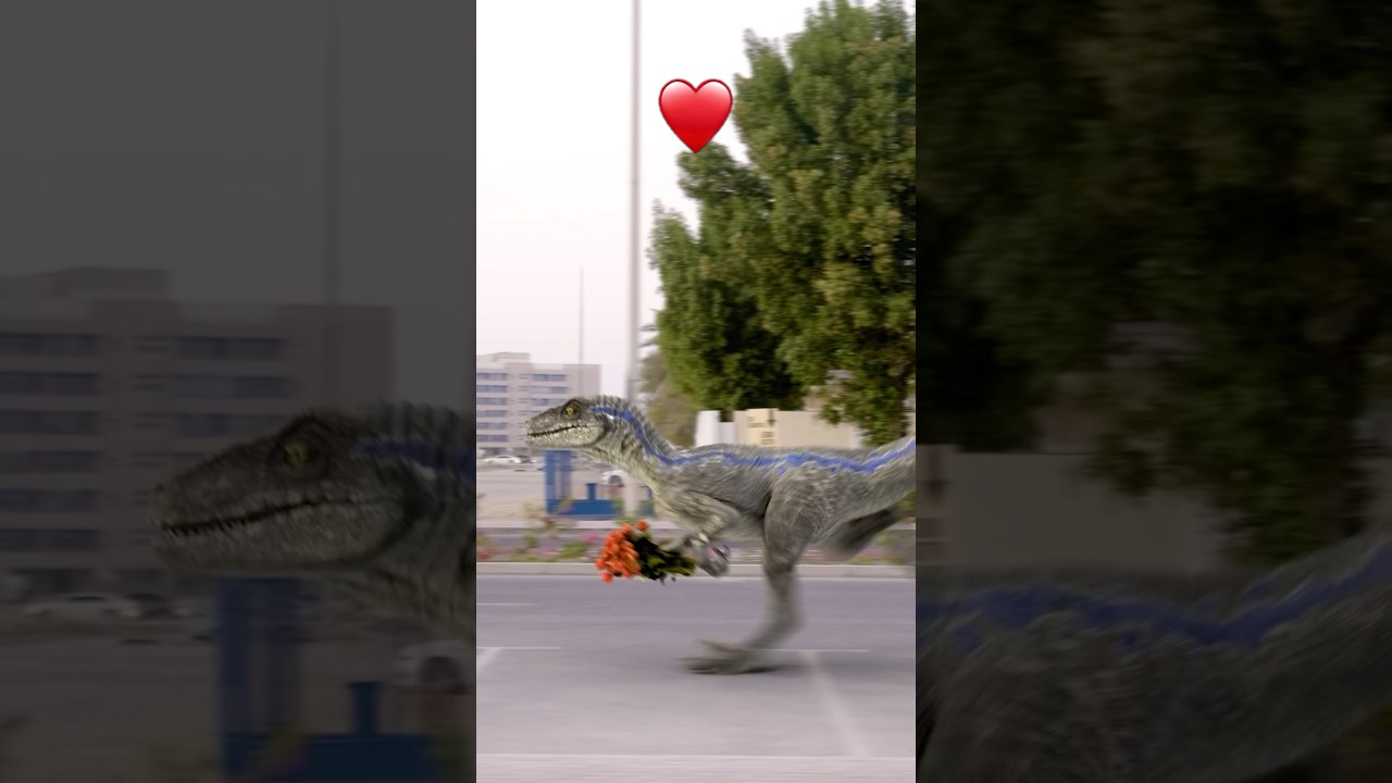 Blue has a heart too 💔 #dinosaur