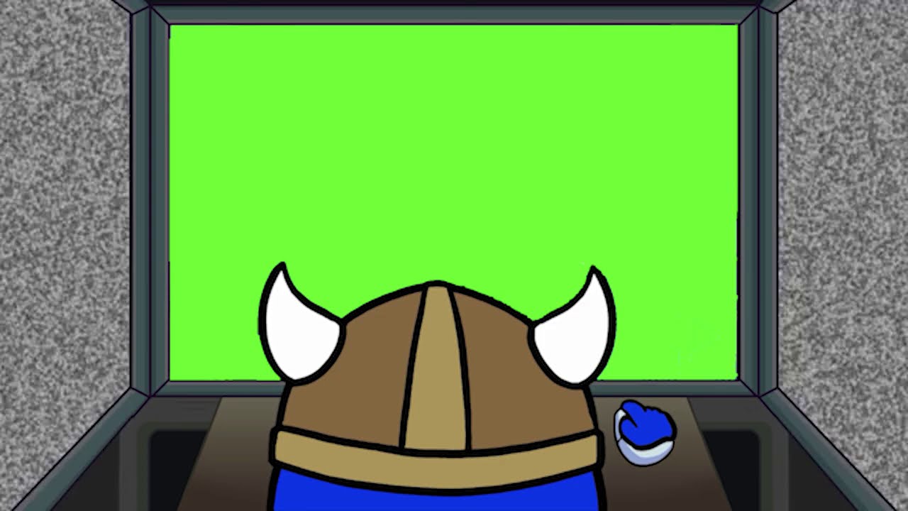 Blue Watching Green Screen [Meme Template]