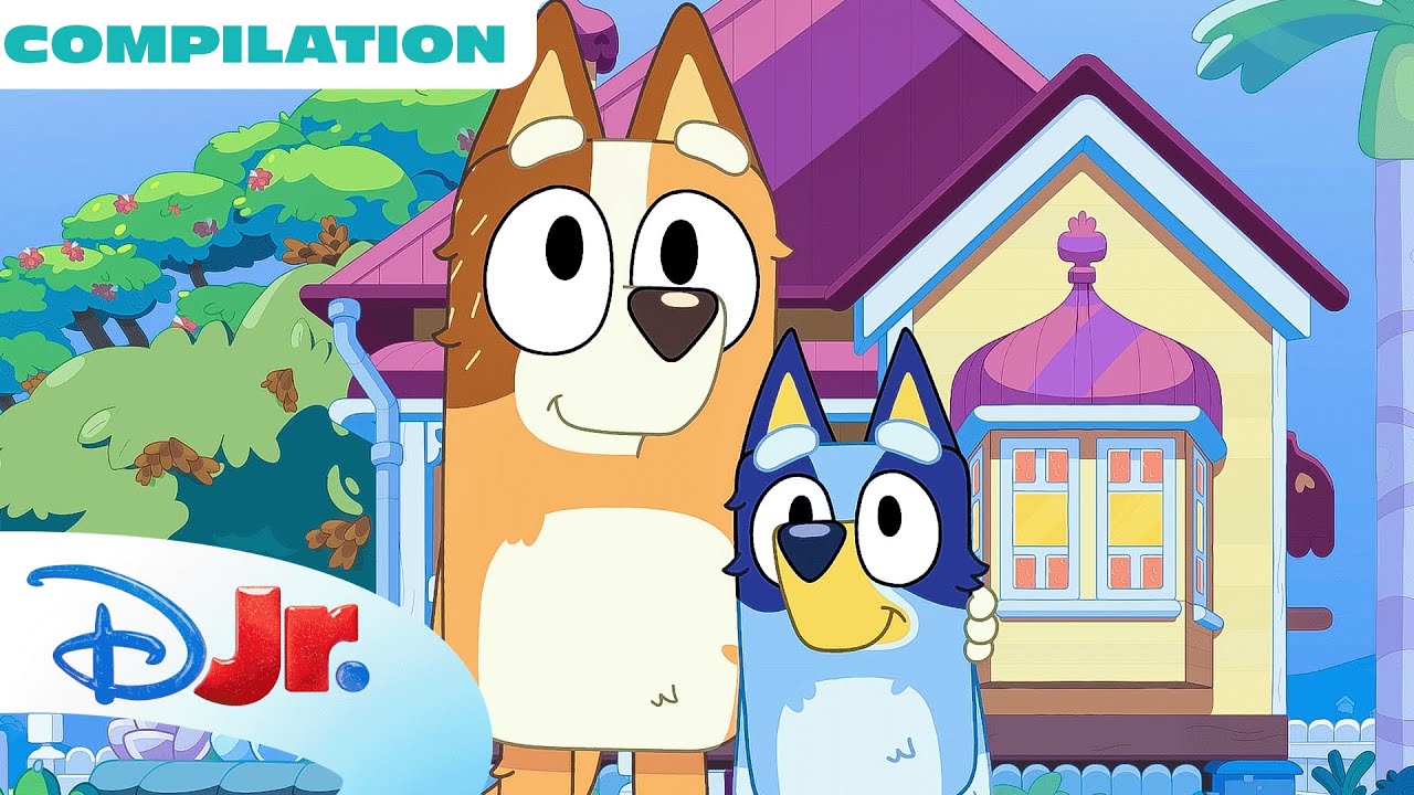 Bluey Full Episode Compilation | Whale Watching, Rain, Cubby | @disneyjr  x @BlueyOfficialChannel