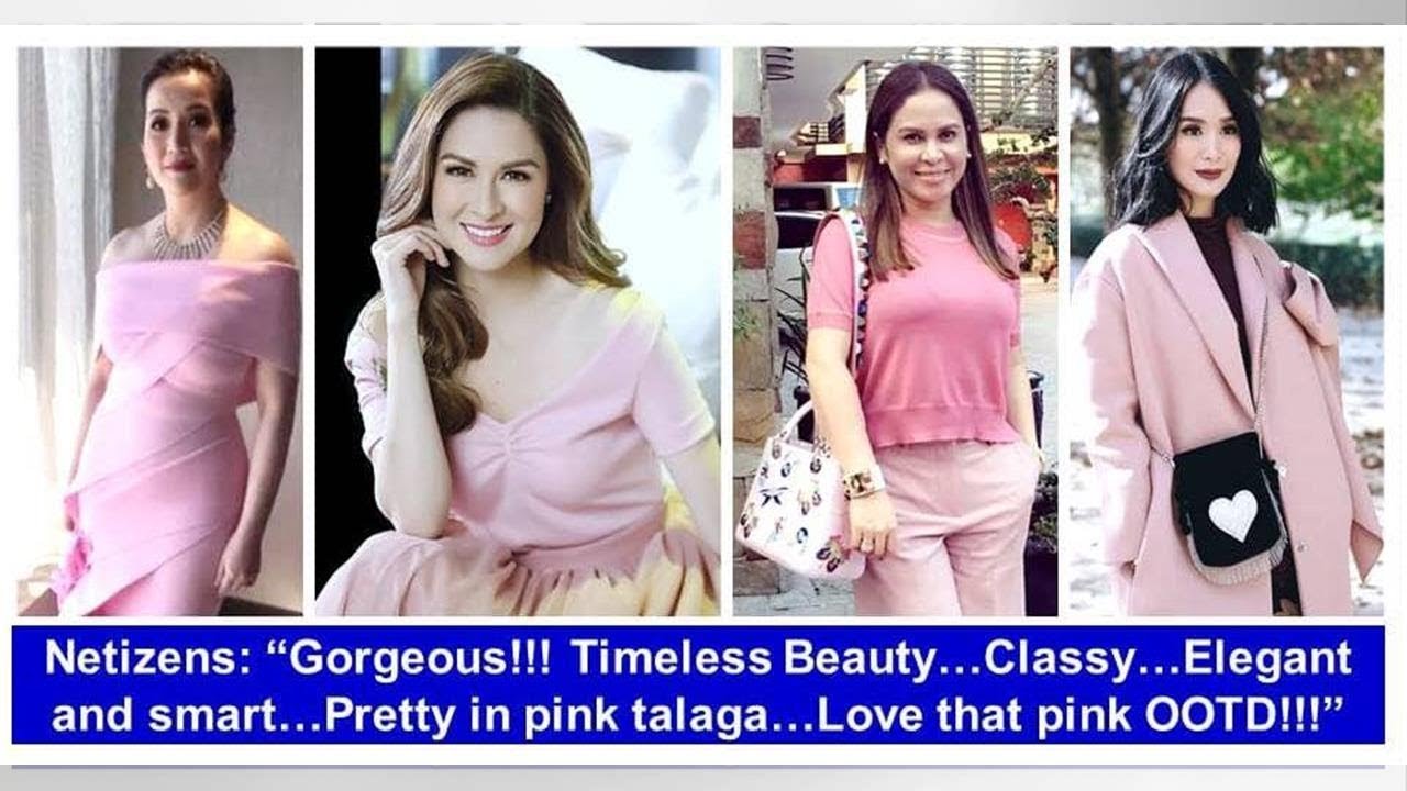 Blushing Beauties! 8 Gorgeous Pinay celebrities who look pretty in pink OOTD
