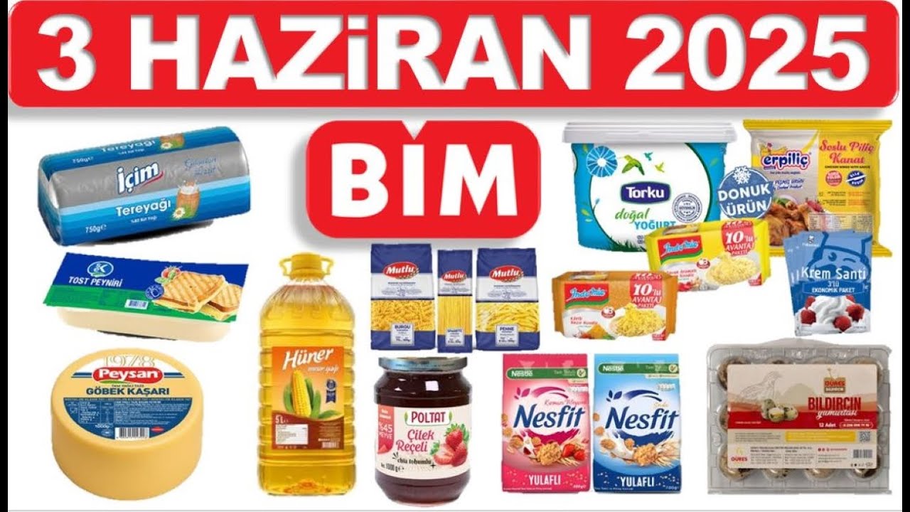 BİM 3 HAZİRAN 2025 KATALOĞU ✅ BİM MARKET SALI ✅ İNDİRİMLİ ÜRÜNLER | RESMİ KATALOG | NET ANLATIM