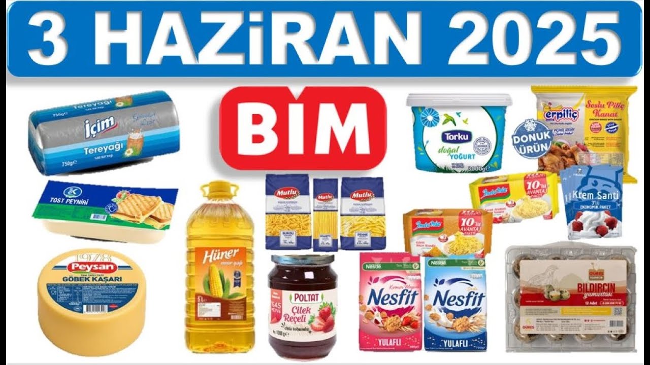 BİM BU SALI ✅ BİM 3 HAZİRAN 2025 KATALOĞU ✅ İNDİRİMLİ ÜRÜNLER | RESMİ KATALOG | NET ANLATIM