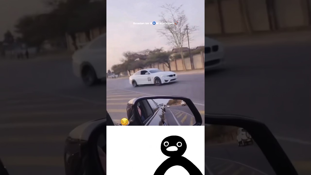 BMW driver showing off his skills #bmw #bmwm5 #bmwm3
