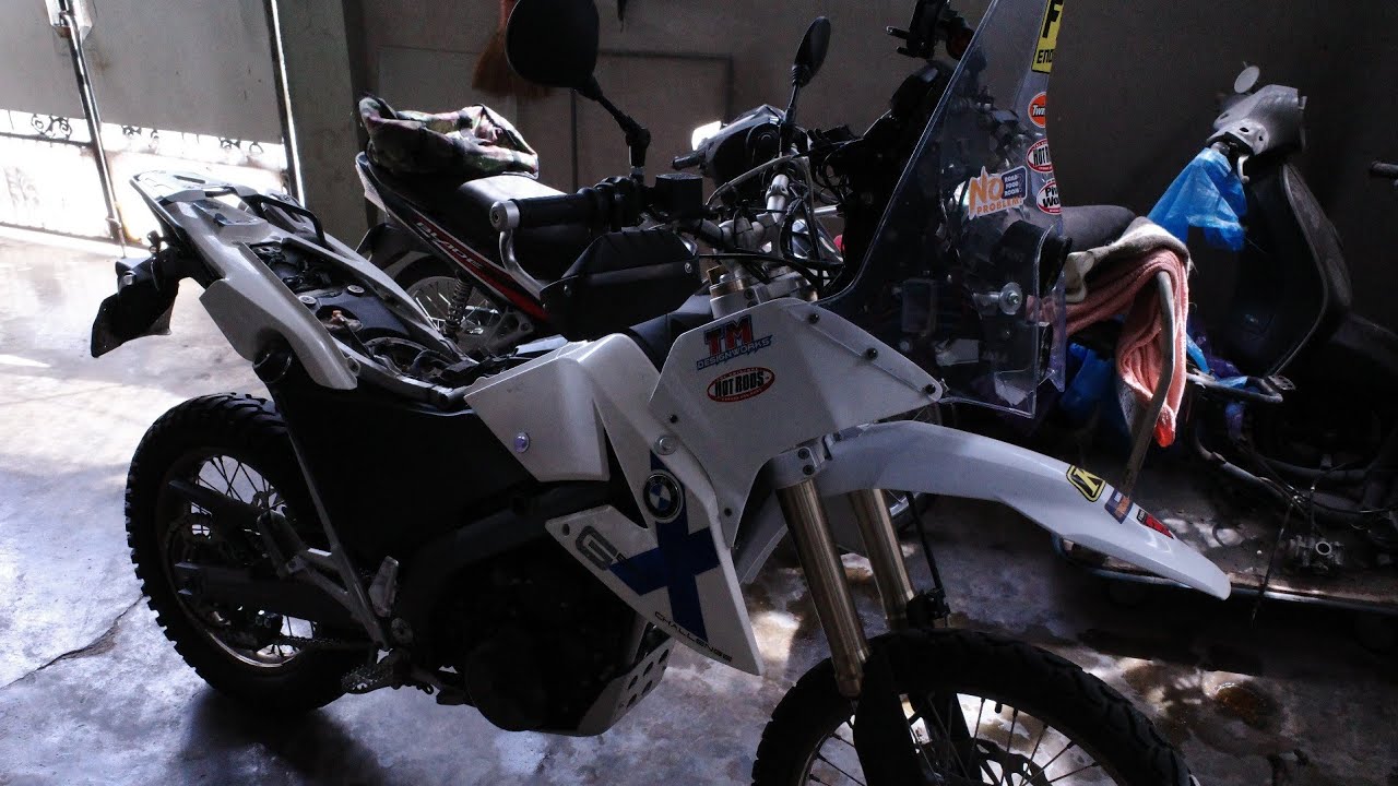 BMW G650X Challenge Forks Oil Change