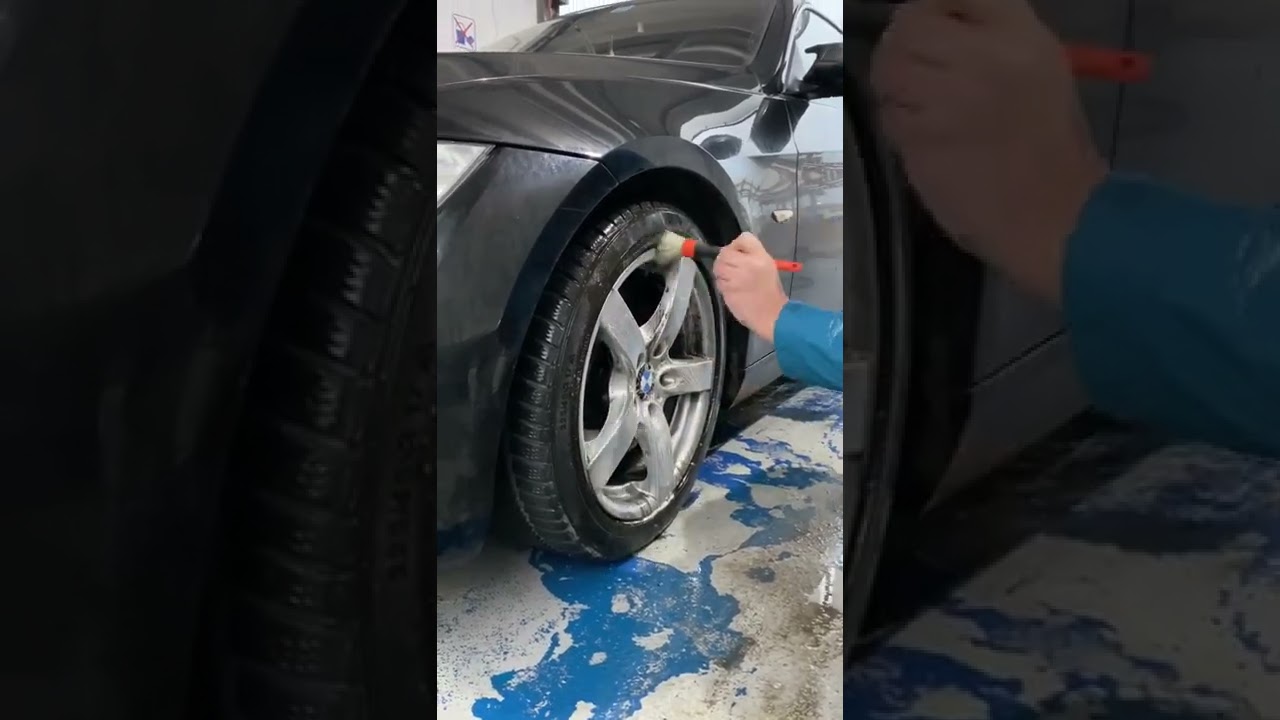 BMW Lastik ve Jant Temizleme #jant #lastik #detailing #bmw  #temizlik #yikama #shorts