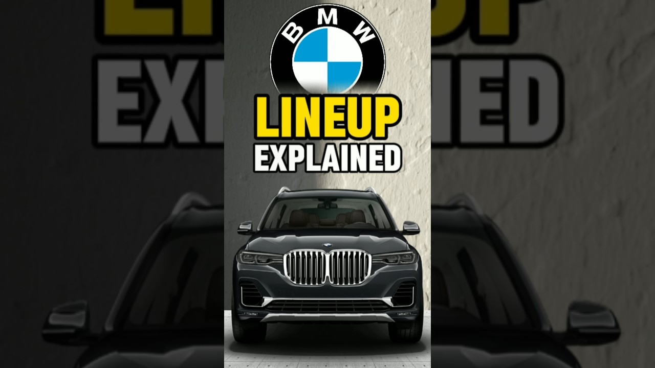 Bmw Lineup Explained #cars #bmw #youtube