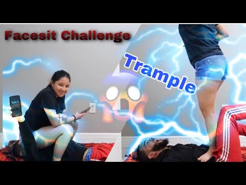 BODY TRAMPLE / FACE SIT CHALLENGE! *EXTREME*