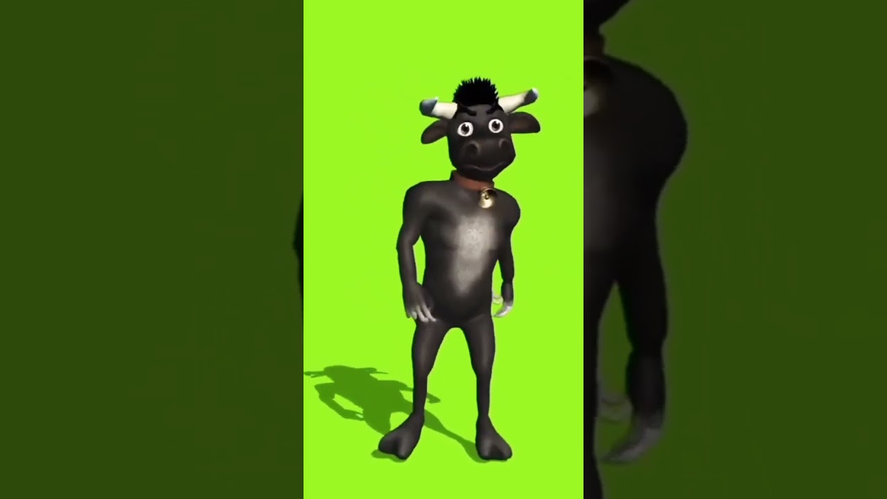 Boi da cara preta dançante #shorts