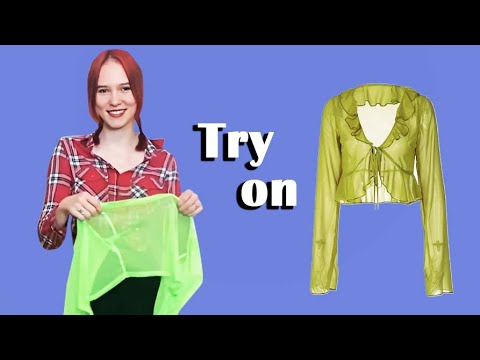 Bold & Sheer: Transparent Shirt Try-On Haul!