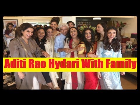 Bollywood Actress Aditi Rao Hydari With Family Unseen