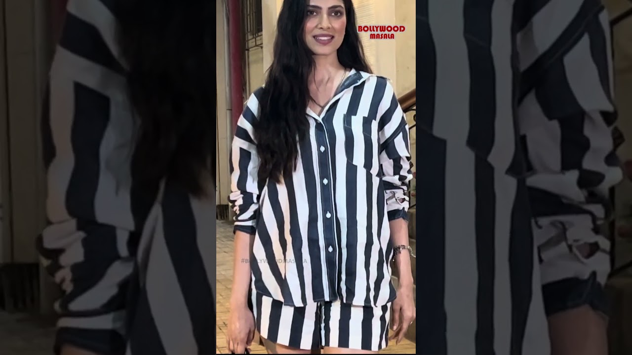 Bollywood Beauty Malavika Mohanan Spotted Outside Makeup Studio in Bandra | Glamorous Look