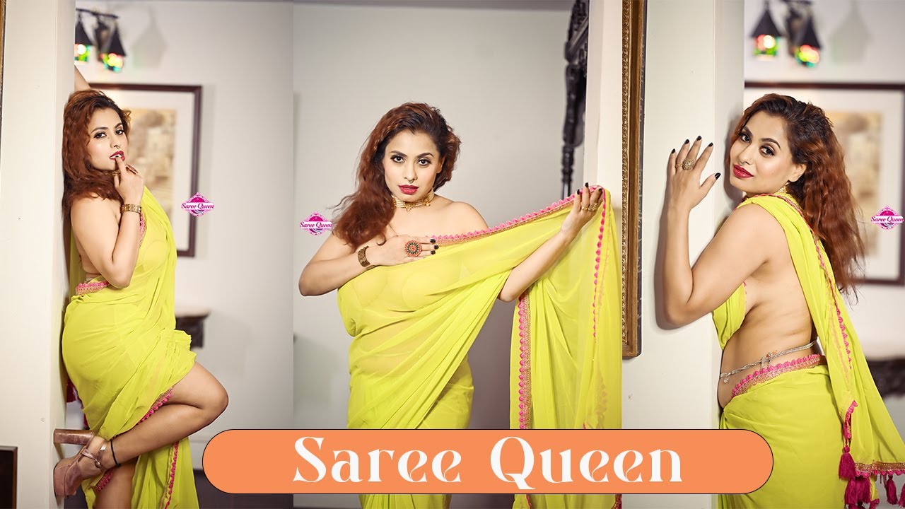 BONG BEAUTY IN INDOOR FEAT.RESMI | SAREE FASHION VLOG | SAREE QUEEN | 2025