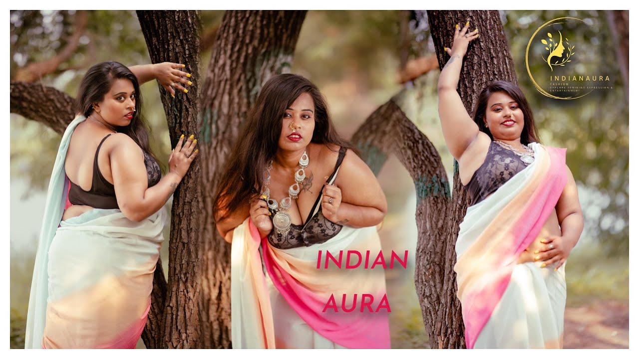 🔥BONG MODEL- MOUM🔥 FULL NAVEL UNCUT EXCLUSIVE VIDEO | INDIAN AURA SAREE FASHION VLOG
