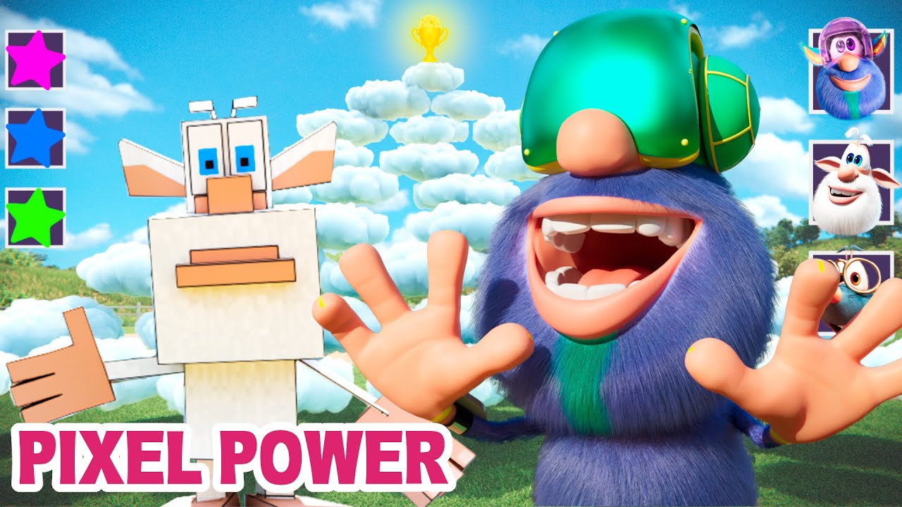 Booba - Pixel Power: Gaming Galaxy - Cartoon for kids