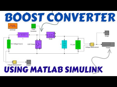 Boost Converter Using MATLAB Simulink | Design and Simulation of Step up DC-DC Converter in MATLAB