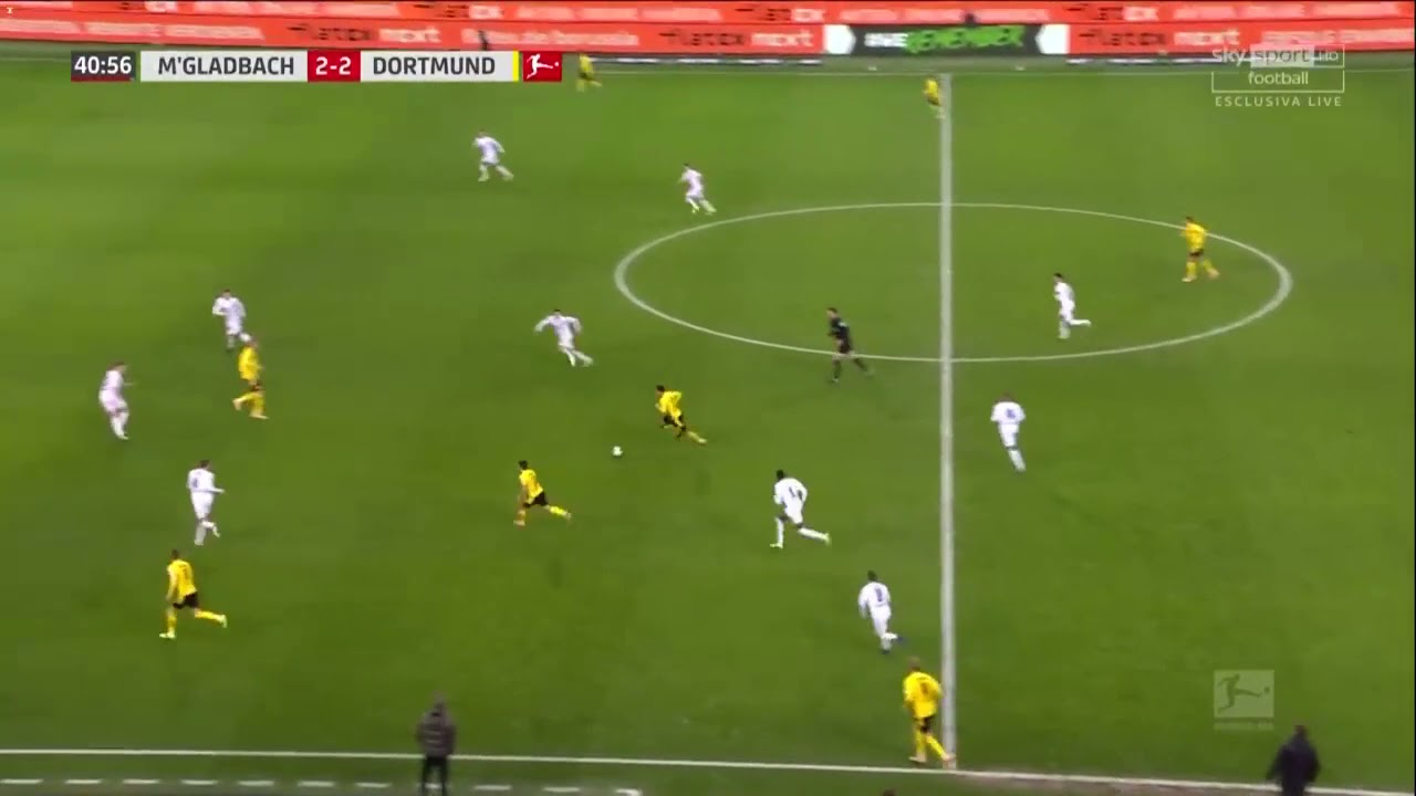 Borussia Dortmund - Edin Terzic - trovare il mediano alle spalle della prima pressione