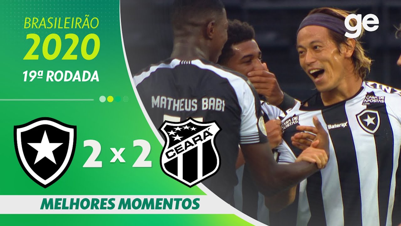 BOTAFOGO 2 X 2 CEARÁ | MELHORES MOMENTOS | 19ª RODADA BRASILEIRÃO 2020 | ge.globo