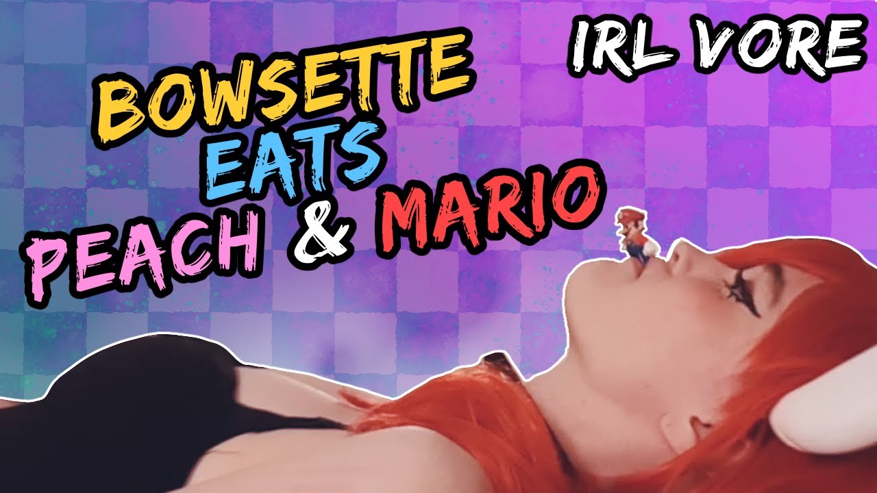Bowsette eats Peach & Mario