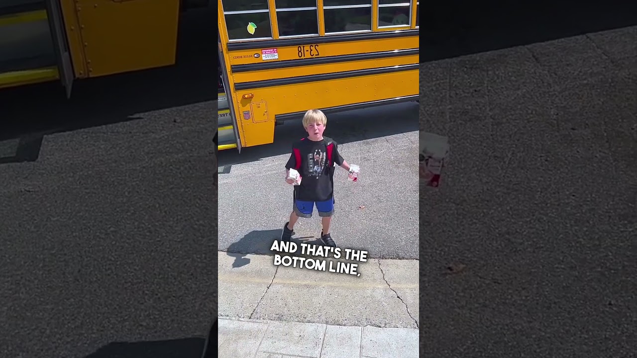 Boy Celebrates Last Day Of School 🥳