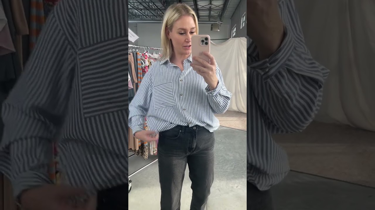 Boyfriend Button Down Blouse