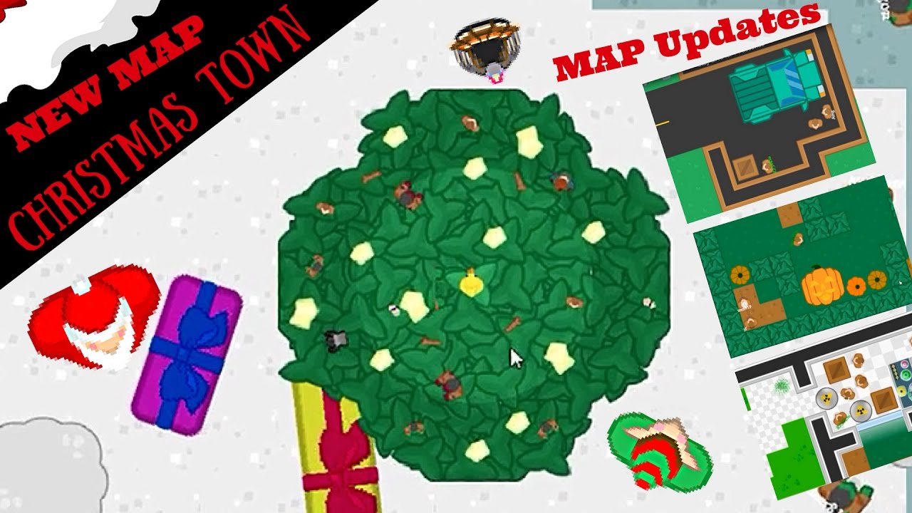 Braains.io - NEW MAP! Christmas Town / MAPs UPDATED (Fails & Epic Moments) braains.io gameplay