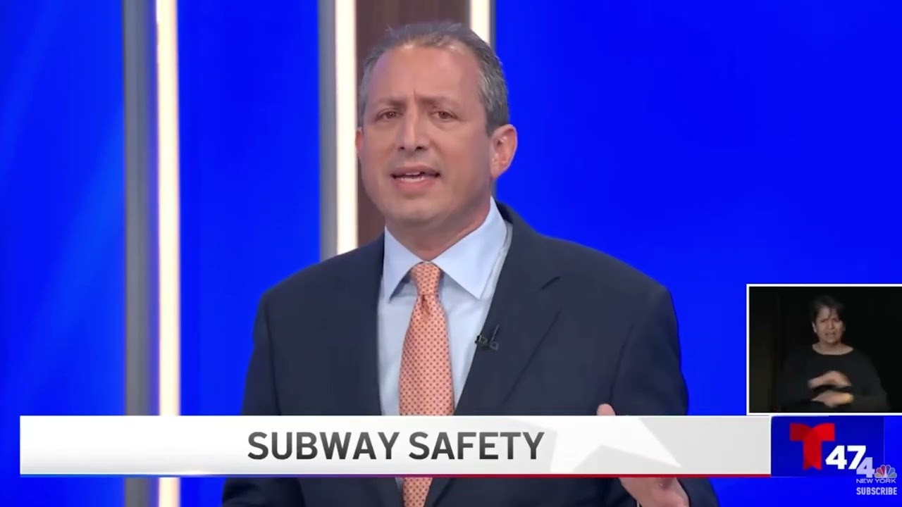 Brad Lander on subway safety at 2025 mayoral debate