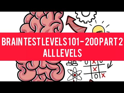 BRAIN TEST LEVELS 101 - 200 PART 2 ALL LEVELS