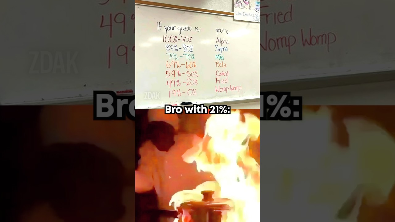 Brainrot school grades 💀