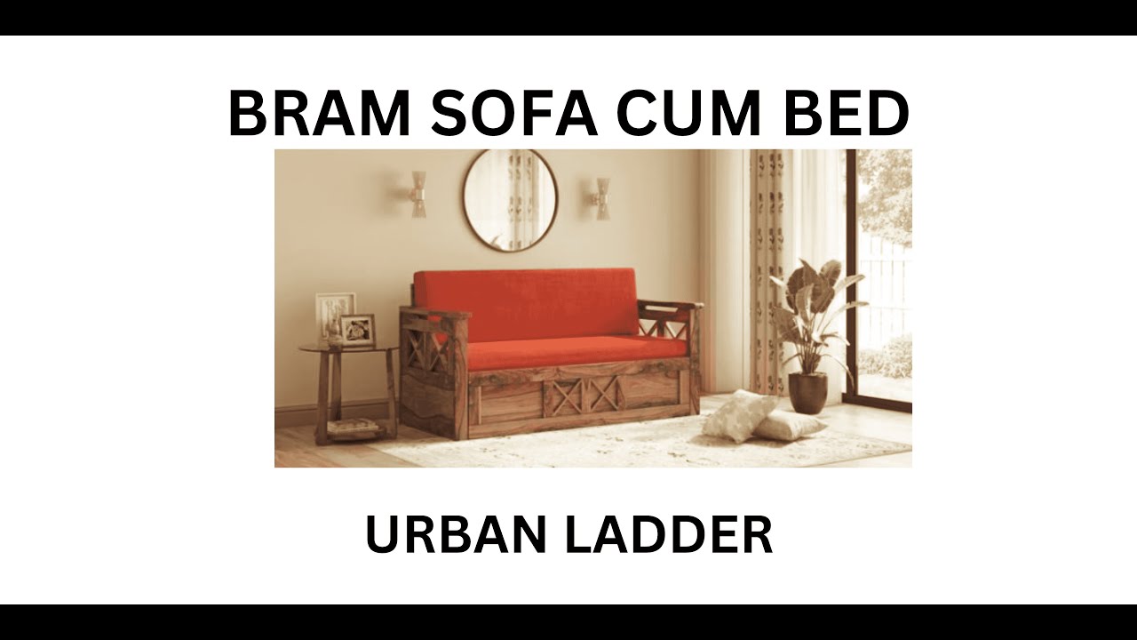 BRAM SOFA CUM BED BY URBAN LADDER # Salesman365 #urbanladder
