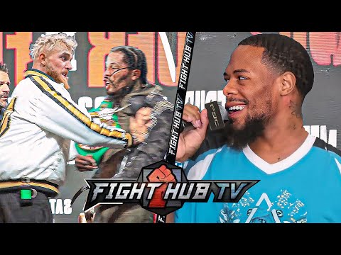 BREAKING: Jake Paul INTERRUPTS Davis vs Roach 2 Conference & SHOVED Gervonta Davis