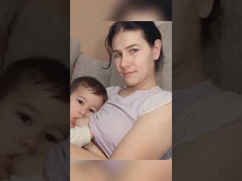 Breastfeeding newborn