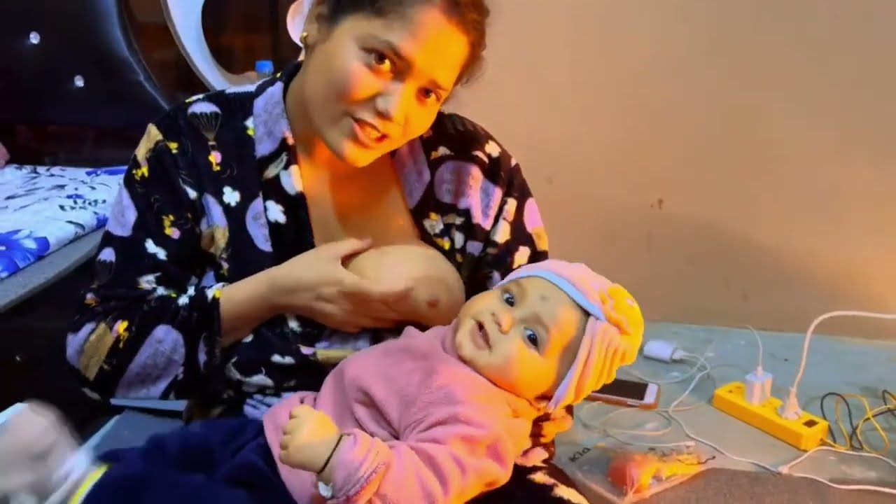 Breastfeeding Vlog | maa bache ko dudh kaise pilati hai