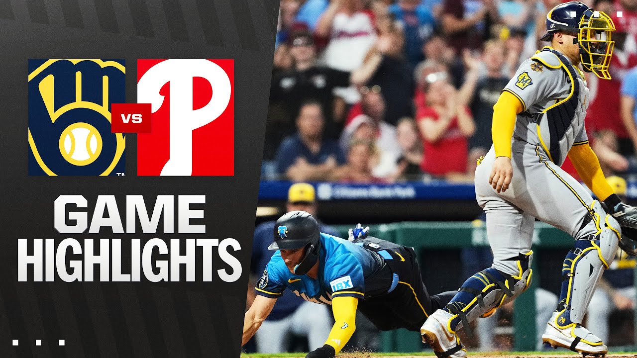 Brewers vs. Phillies Game Highlights (5/30/25) | MLB Highlights