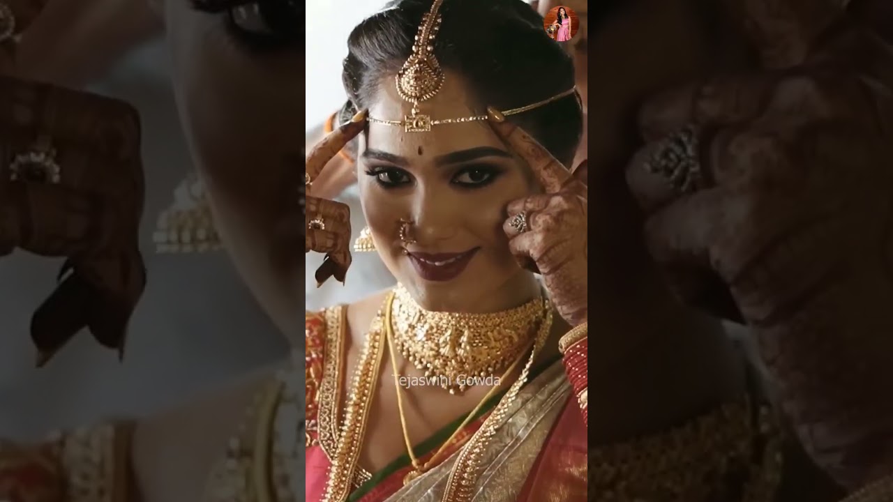 Bride Moment's| Amardeep ❤️ Tejaswini Gowda Wedding Moment's #shorts #24