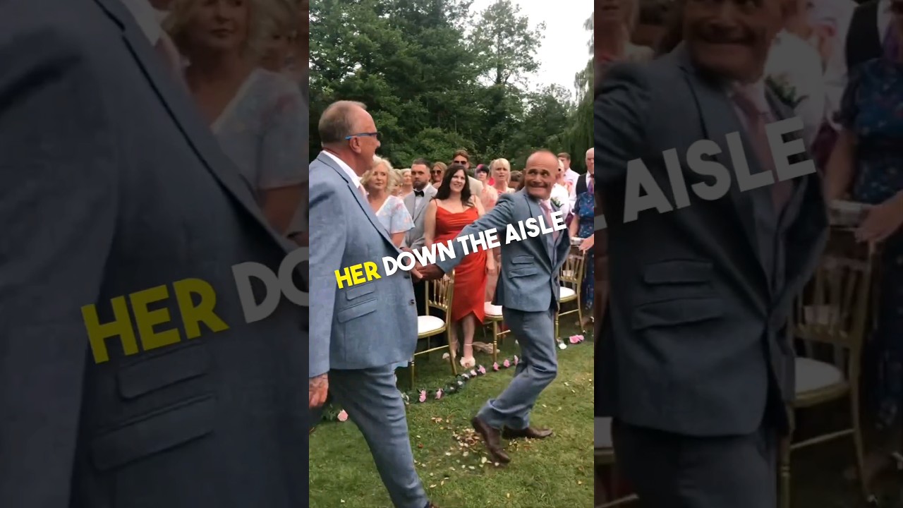 BRIDE’S DAD INVITES STEPDAD TO WALK DAUGHTER DOWN THE AISLE TOGETHER ❤️👏🥹
